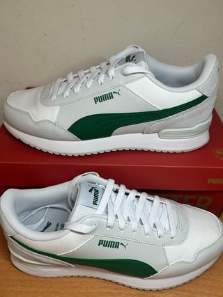 PUMA Adaptor blancas y verdes 44 originales