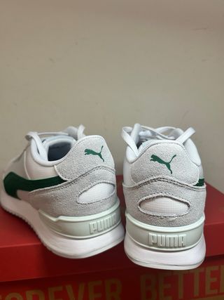 PUMA Adaptor blancas y verdes 44 originales