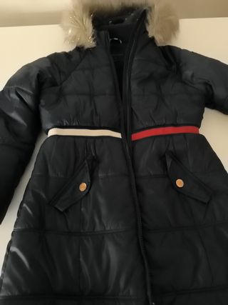 Abrigo Tommy Hilfiger azul niña