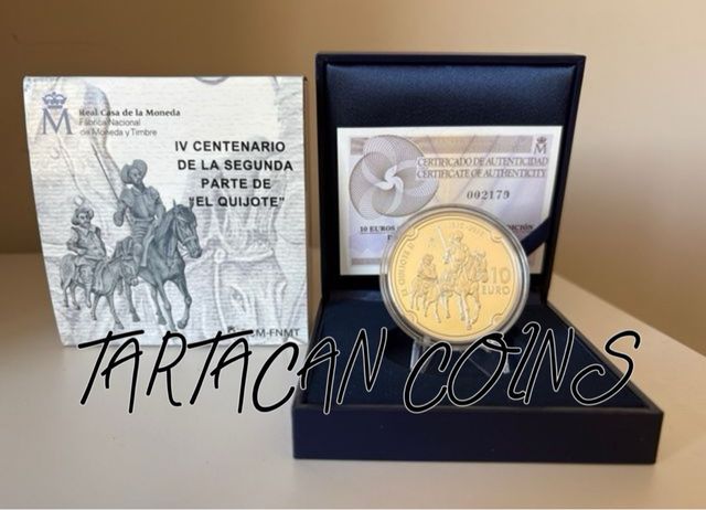 ESPAÑA 2015 10 euros IV CENTENARIO QUIJOTE II