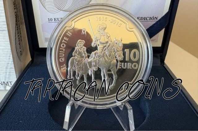 ESPAÑA 2015 10 euros IV CENTENARIO QUIJOTE II