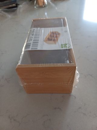 Caja bambú