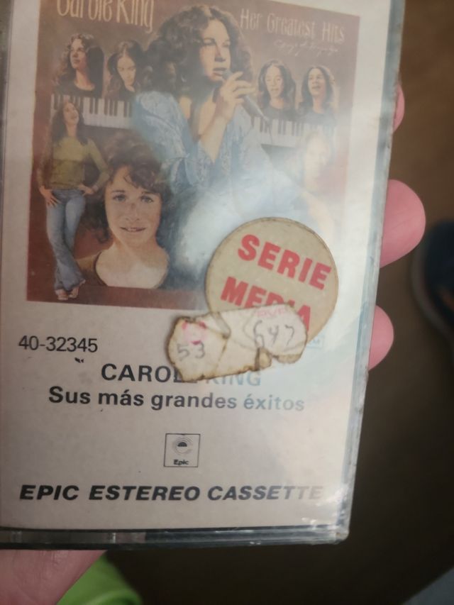 Carole King cinta casete cerrada de epoc