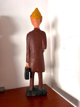 Figura de madera Tintín