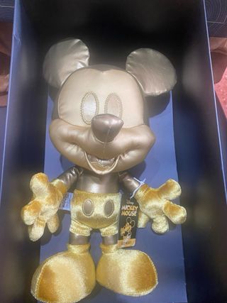 peluche  dorado Mickey Mouse Gold