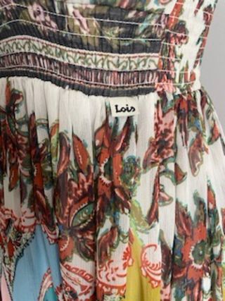 Vestido largo Lois estampado boho multicolor