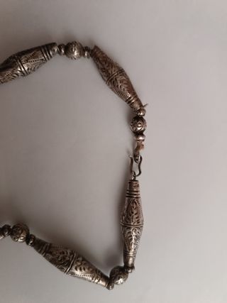 Antiguo Collar plata esterlina