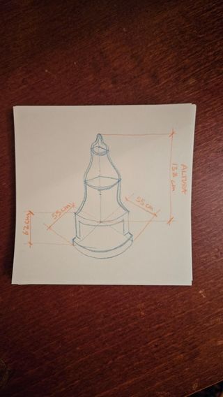 Mueble esquinero chimenea