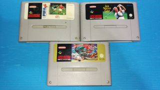 Consola Super Nintendo 2 Mandos 3 juegos SNES