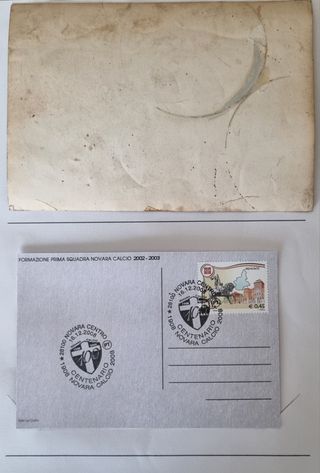 Cartoline. Centenario Novara Calcio