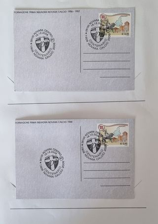 Cartoline. Centenario Novara Calcio