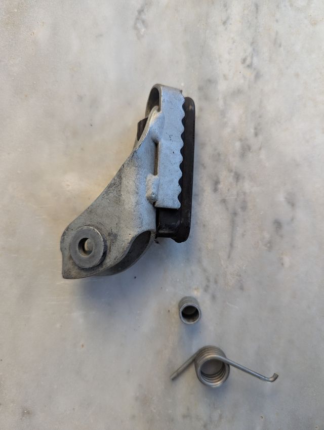 Pedana destra per BMW GS 1200 fino a 2012