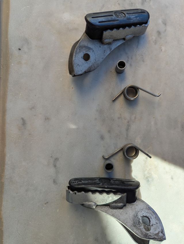 Pedana destra per BMW GS 1200 fino a 2012