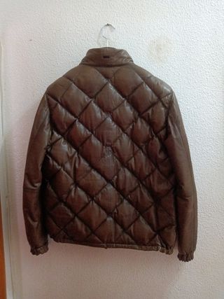 Cazadora piel Massimo Dutti Chico