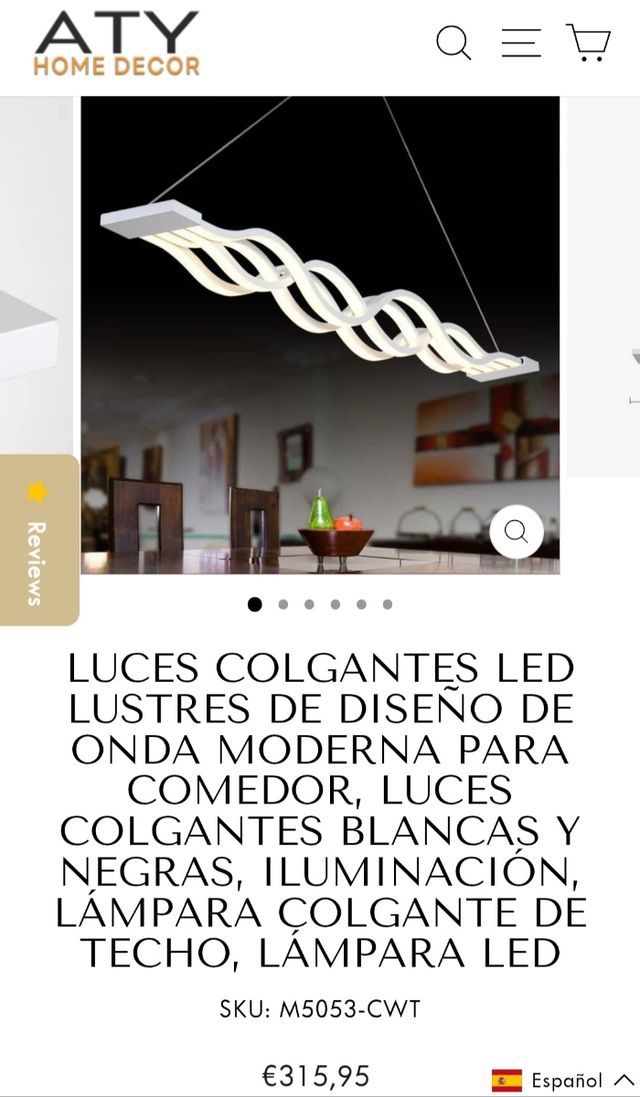 Lampara de techo LED