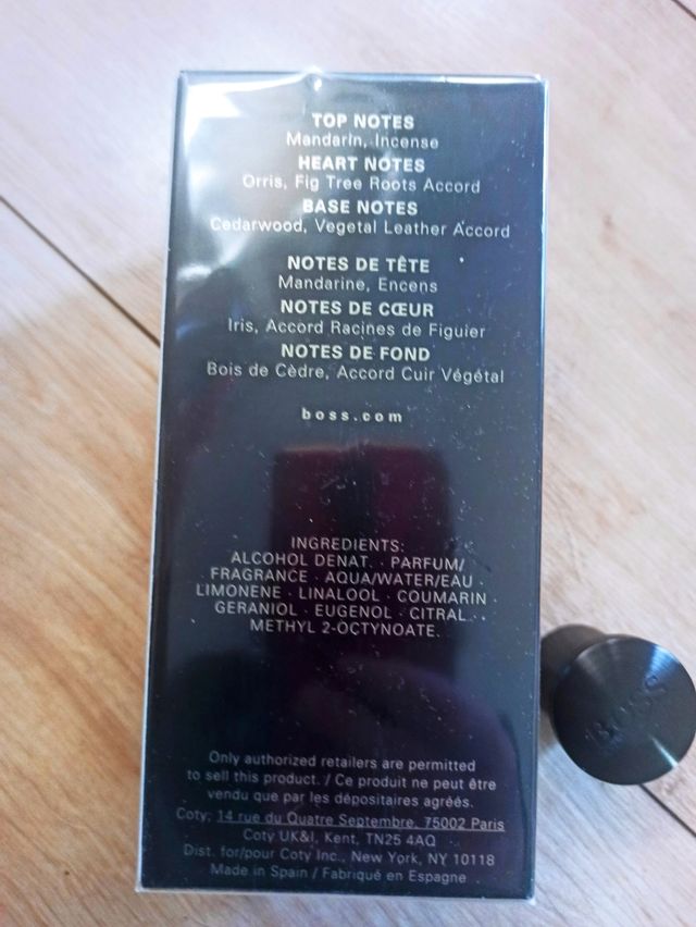 Frasco vacío Hugo Boss