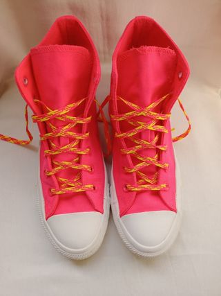 Converse botas rosa flúor Talla 39 