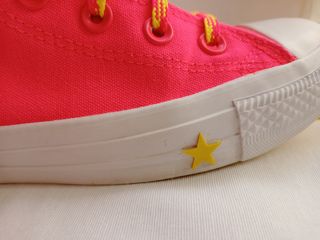 Converse botas rosa flúor Talla 39 