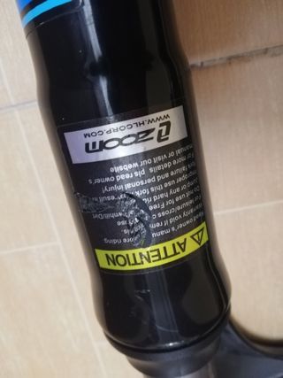 Horquilla ZOOM TR5 con suspensión de MTB Bici 29"
