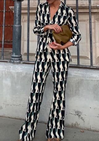 Conjunto viral camisa y pantalón de Zara 