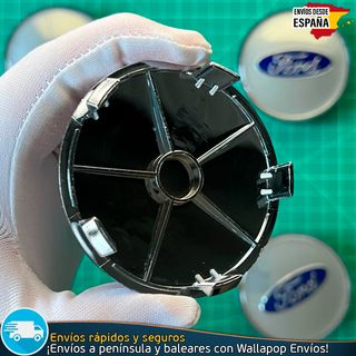 X4 Tapacubos Ford 68mm Cubrebujes Tapas Llantas
