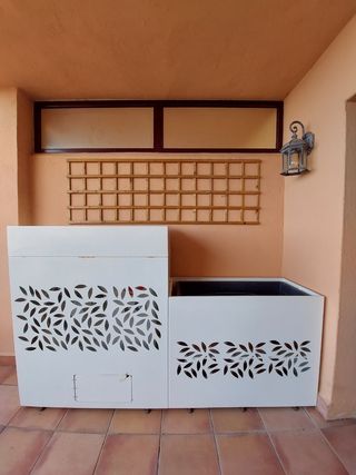 CUBIERTA METALICA PARA AIRE ACONDICIONAD