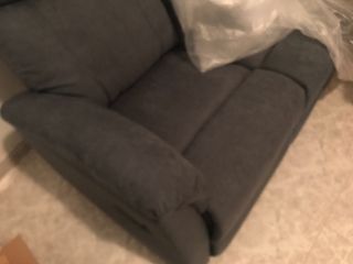 Sofá reclinable 2 plazas gris – Nuevo a estrenar