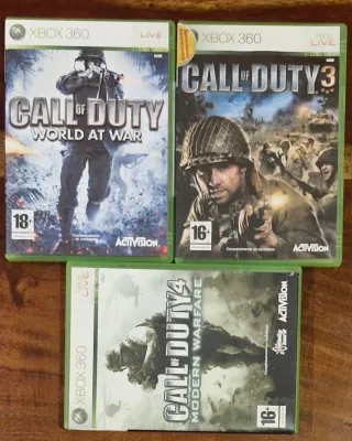 🇪🇦 Lote juegos clásicos de Call of Duty Xbox 360