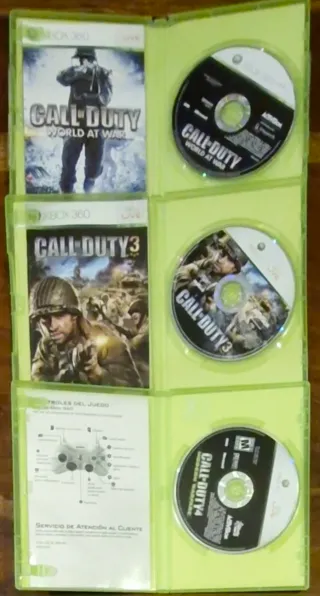 🇪🇦 Lote juegos clásicos de Call of Duty Xbox 360