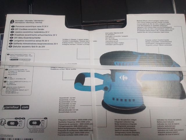 Lijadora excéntrica circular de plancha