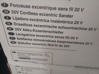 Lijadora excéntrica circular de plancha