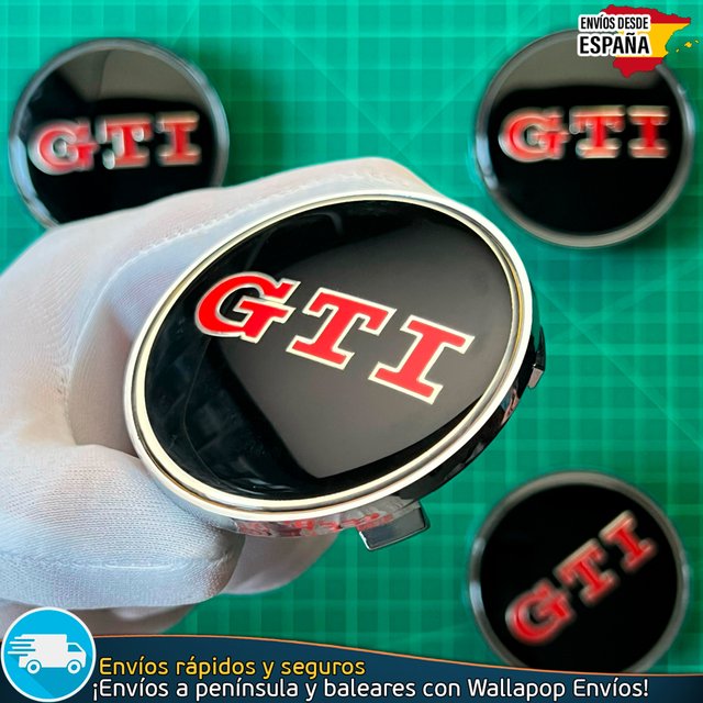 X4 Tapacubos Volkswagen GTI 68mm Tapas de Llantas