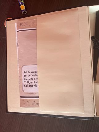 Set de caligrafia
