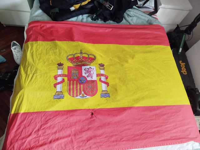 Bandera España desgastada