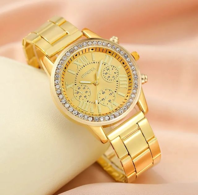 Reloj más pulsera cadena anillo