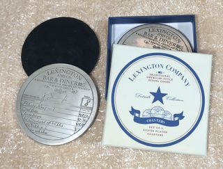 Lexington - Set 4 posavasos de plata