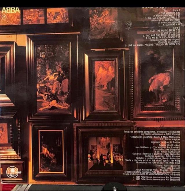 Promo LP ABBA  The Visitors