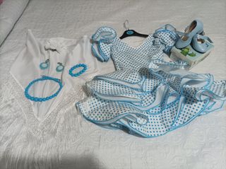 Traje de flamenca de niña
