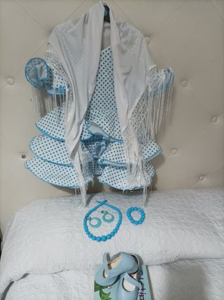 Traje de flamenca de niña