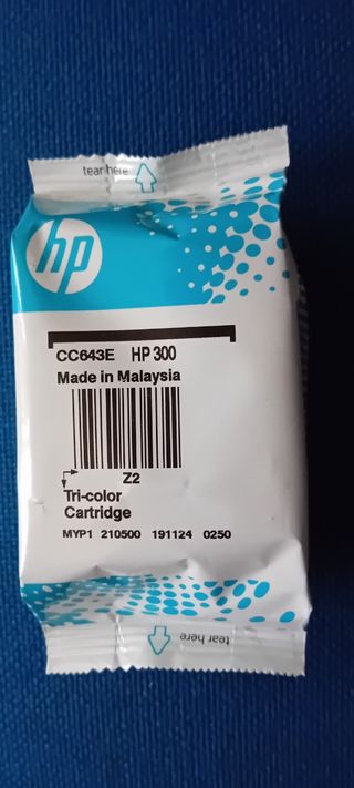 Cartucho de tinta HP 300 tricolor