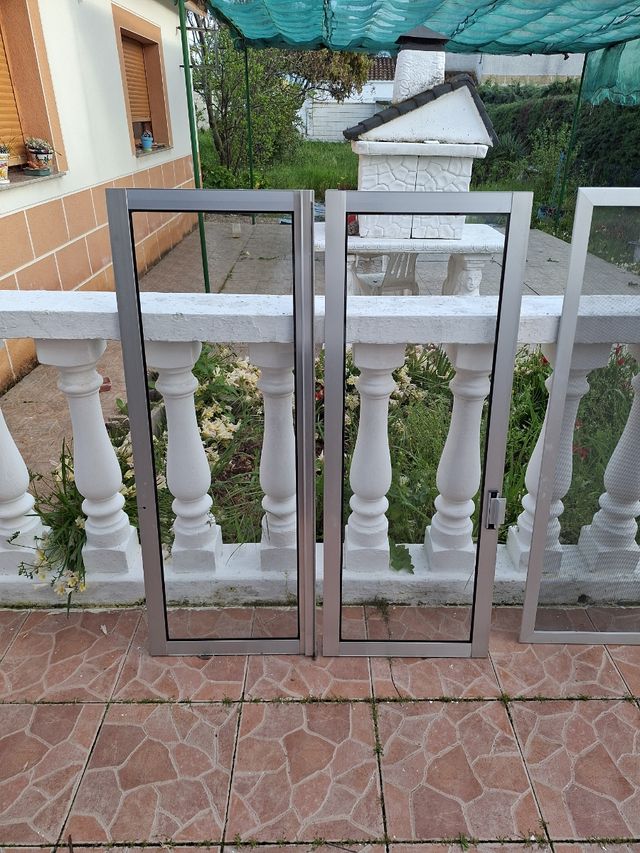 2 Hojas de ventana de aluminio