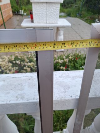 2 Hojas de ventana de aluminio