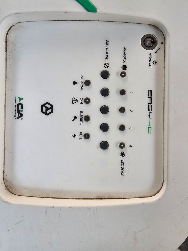 CIA centrale allarme 4 zone