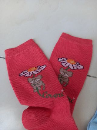 Calzini cotone neonata tg 17-20 