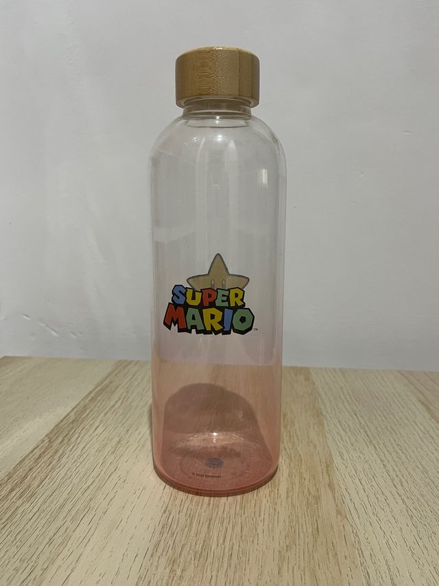 Botella cristal super mario