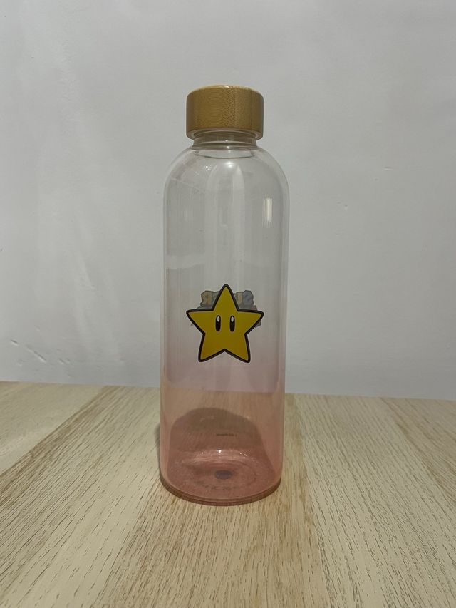 Botella cristal super mario