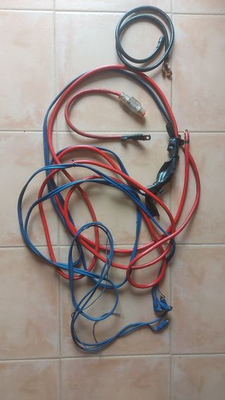 Kit cabos Som Carro Amplificador