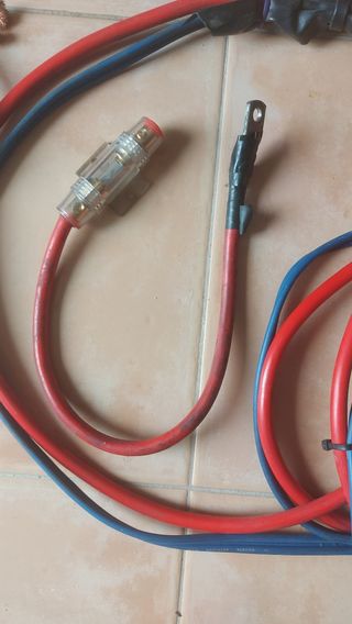 Kit cabos Som Carro Amplificador