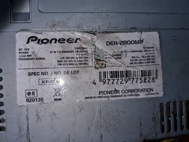 Autoradio Cd.Pioneer.