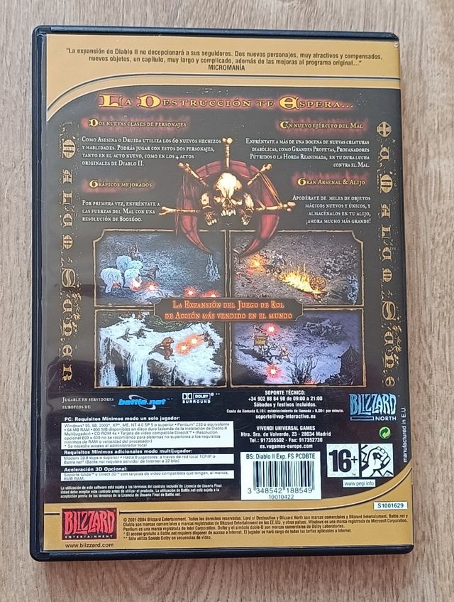 Diablo 2 exp Lord of Destruction para pc